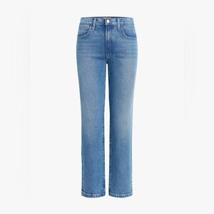 FAVORITE DAUGHTER Shortie Morgan Straight High-Rise Jeans. Size 25. Brand New.